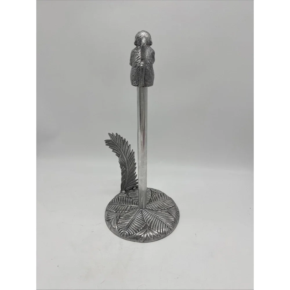 Arthur Court Silver Monkey Countertop Paper Towel Holder